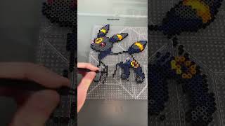 Making UMBREON  Pokémon Perler Beads [upl. by Tamma395]