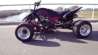 Tjobsters airbrushed Yamaha Raptor 700 734R Walkaround [upl. by Screens]