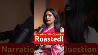 Palki Sharma Upadhyay Roasted❗ Narration WhQuestion Example [upl. by Sumaes]