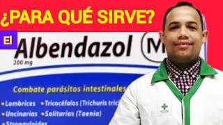 ¿PARA QUÉ SIRVE EL ALBENDAZOL 200 MG [upl. by Enirbas]