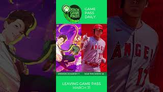 Last Day to play these Game Pass titles [upl. by Bolling]