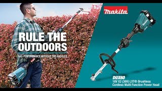 Makita DUX60 18Vx2 Cordless Brushless MultiFunction Power Head [upl. by Bocaj]