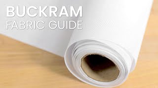 What is Buckram Fabric  Buckram Product Guide  How to Use Drapery Buckram [upl. by Onileba]