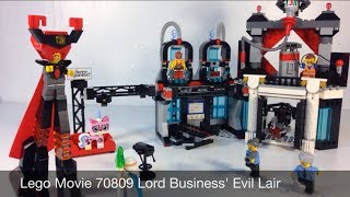 THE LEGO MOVIE 70809 Lord Business Evil Lair The Piece of Resistance [upl. by Assej]