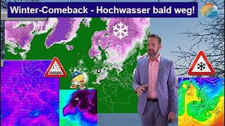 Nach Sturm amp Regen Umstellung auf winterlich Januar kühlt ab Wettervorhersage 0207012024 [upl. by Collen]