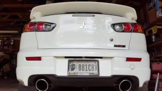 11 Mitsubishi Ralliart Borla exhaust [upl. by Chen]