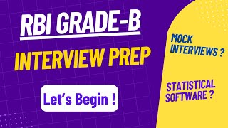 RBI Grade B DEPR Exam  How to Prepare for Govt Job Interview  Economics Exam Preparation [upl. by Ardnik]