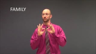 Family Signs in ASL  American Sign Language [upl. by Elson]