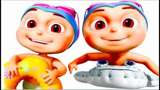 Zool Babies Swimming In A Pool Single  Nursery Rhymes For Children  Five Little Babies [upl. by Notnef]