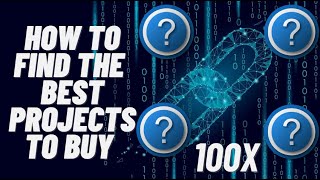 HOW TO FIND THE BEST 100X GEMS  WHAT PROJECTS TO AVOID [upl. by Dore]