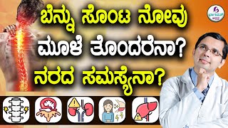 V86 Back Pain Reasons  How to Identify  ಬೆನ್ನು ಸೊಂಟ ನೋವಿಗೆ ಕಾರಣವೇನು ಮೂಳೆಮಾಂಸಖಂಡ ನರ ಕಿಡ್ನಿ [upl. by Bearce]