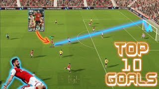 GIROUD TOP 10 GOALS  GIROUD TOP LONG RANGE  PC GAMEPLAY [upl. by Placidia]