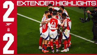 EXTENDED HIGHLIGHTS  Arsenal vs Liverpool 22  Saka scores his 50th Premier League goal [upl. by Jeremie]