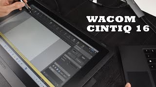 Unboxing Wacom Cintiq 16 inch Creative Pen Display [upl. by Belldame]