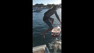 Hyrdofoil  how to dock start wake surf thieve [upl. by Eugene892]