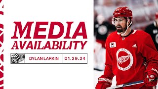 Dylan Larkin Practice Updates  Jan 29 2024 [upl. by Dare]