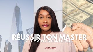 LES BASES POUR RÉUSSIR EN MASTER DE COMMERCE INTERNATIONAL [upl. by Stubstad]