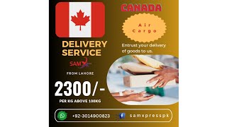 Pakistan to Canada Cargo shipment economy service [upl. by Nuyh]