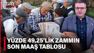 Son Zamlarla Emekli Maaşları Ne Kadar Oldu İşte 4925lik Zamma Göre Yeni Maaş Tablosu  TGRT Haber [upl. by Epillihp481]