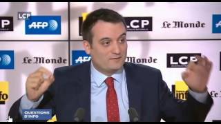 Florian Philippot parle de Donald Trump et des ÉtatsUnis 030316 [upl. by Rothwell]