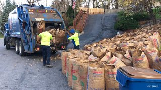 Garbage Truck vs 100 Bags [upl. by Clift741]