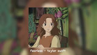 fearless  taylor swift  sped up [upl. by Acirne]