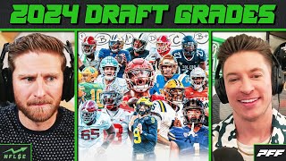 2024 Draft Grades For All 32 Teams  NFL Stock Exchange [upl. by Bennion]