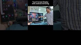 Using your Touch Screen Display TV with android mirroing [upl. by Krakow]