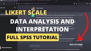 Likert scale data analysis and interpretation [upl. by Nosduh384]