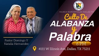 CULTO DE ALABANZA Y PALABRA  IDMVE DALLAS  TX [upl. by Fang]