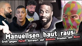 MANUELLSEN Groll gegen FARID BANG Antwort auf ANIMUS Frieden mit ROOZ  RapSchau [upl. by Haneeja817]