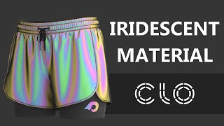 Reflective Rainbow Material In CLO3D [upl. by Soule]