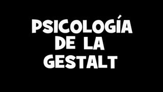 PSICOLOGÍA DE LA GESTALT [upl. by Ahsyekat]