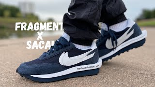 Everyone’s Favourite Sacai X Fragment LD Waffle Navy Review amp On Foot [upl. by Tehcac263]