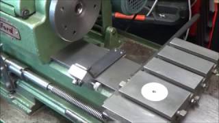 Myford ML10 lathe simple carriage stop [upl. by Htebaras]