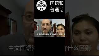 普通话国语中文和汉语有什么区别 国语 [upl. by Drofkcor]