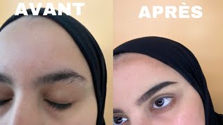 MA ROUTINE SOURCILS SANS EPILATION  TUTO CONSEILS LES PRODUITS QUE JUTILISE [upl. by Aiden562]