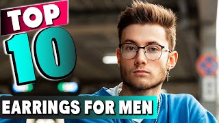 Top 10 Best Earrings For Men 2024 [upl. by Harbot]