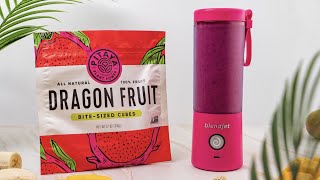 Pitaya Dragon Fruit Smoothie BlendJet Recipe [upl. by Kaehpos]