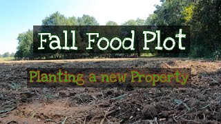 Planting a new Food Plot [upl. by Gualtiero]