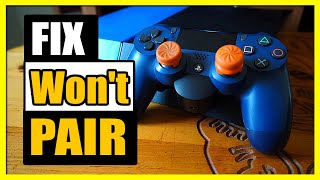 How to Fix PS4 Controller that Wont PAIR to PS4 Reset Blinking Controller [upl. by Hennahane]