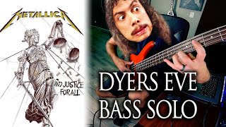 DYERS EVE bass solo sounds like GARGLING CHAINSAWS Metallica [upl. by Kerr521]