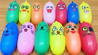 BALLOONS Slime Making Slime with Funny Balloons  Satisfying Slime video 1249 [upl. by Adora]