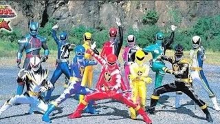 Dekaranger Vs Abaranger Henshin amp Roll Call [upl. by Juliane]