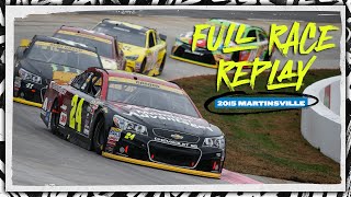 2015 Goodys Headache Relief Shot 500 from Martinsville Speedway  NASCAR Full Race Replay [upl. by Grewitz812]