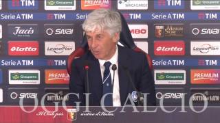 CONFERENZA STAMPA GASPERINI POST GENOAATALANTA [upl. by Notaes343]