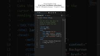 Essential VS Code Shortcuts for Boosting Productivity Cut Line Without Selection asmr coding [upl. by Revert259]