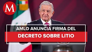 AMLO entregará todas las reservas de litio a la Sener [upl. by Yenial]