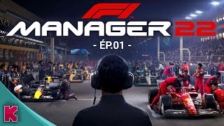 Présentation Réglages des voitures et Essais du GP de BARHAIN  F1 Manager 2022 gameplay fr 01 [upl. by Mahau841]