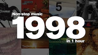 1998 in 1 Hour Revisited Nonstop music with some of the top hits of the year [upl. by Aleinad208]